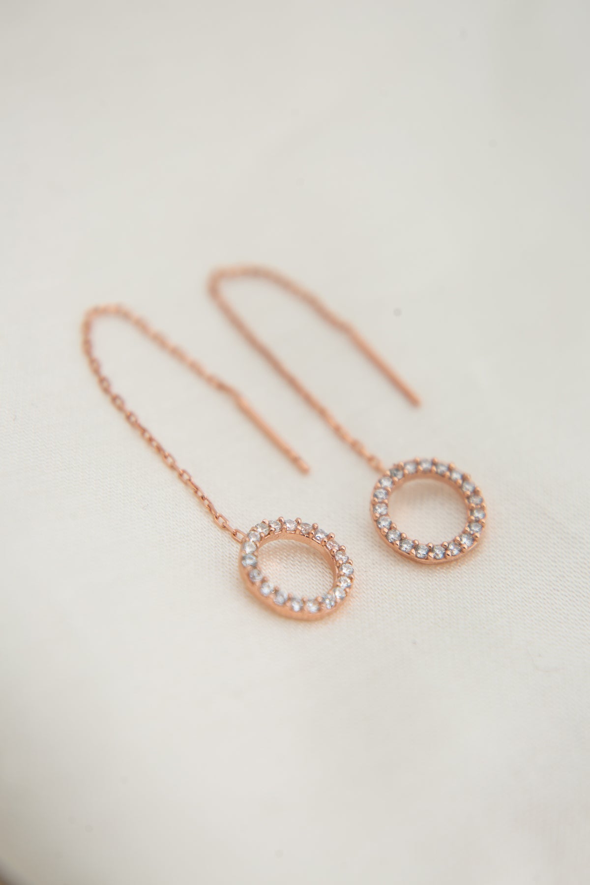 Wholesale Women's Dangle Hoop Model 925 Sterling Silver Earrings