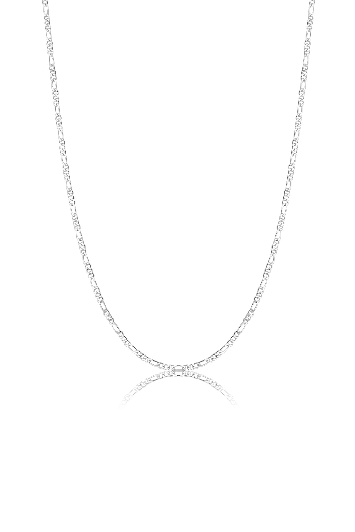 Wholesale Men's Figaro Chain 925 Sterling Silver Necklace