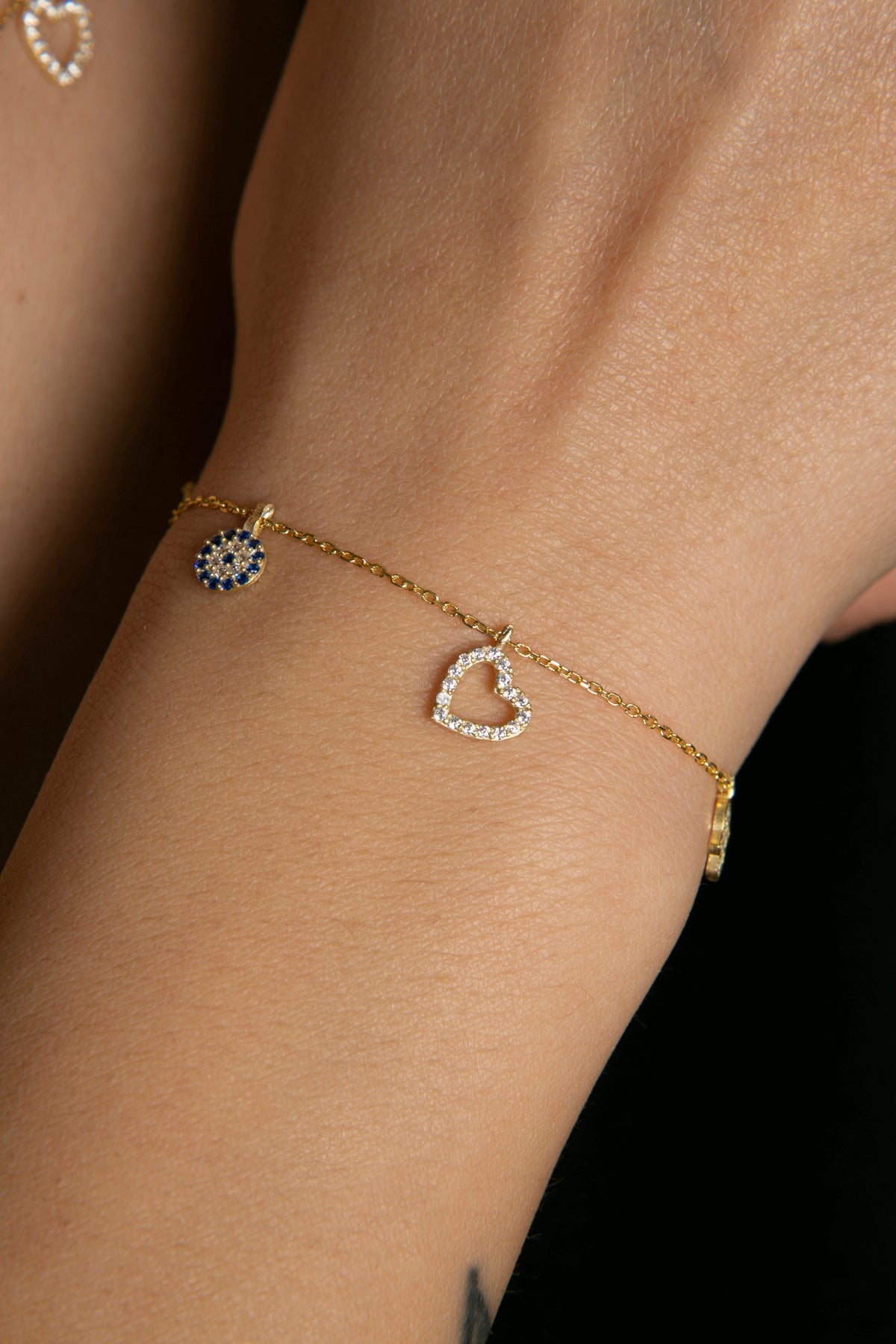 Wholesale Women's Luck Model 925 Sterling Silver Necklace and Bracelet Set