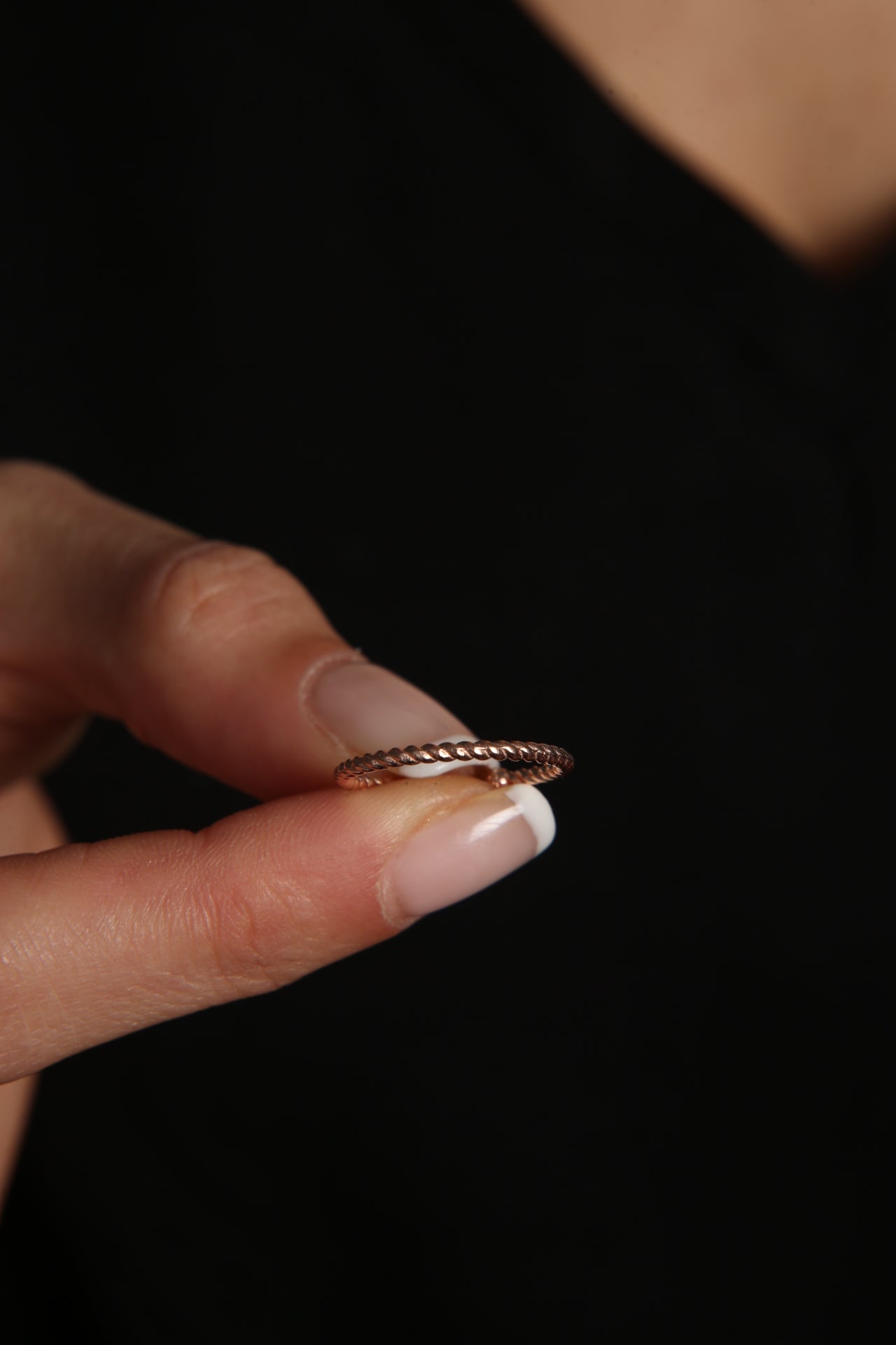 Wholesale Women's Elegant Twisted Model 925 Sterling Silver Ring