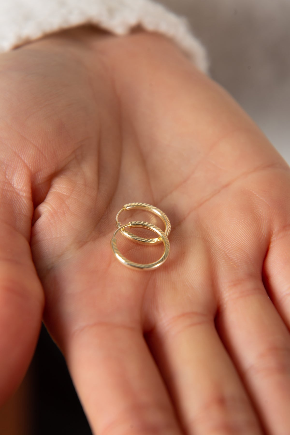 Wholesale Women's Gold Plated 925 Sterling Silver Minimal Earrings