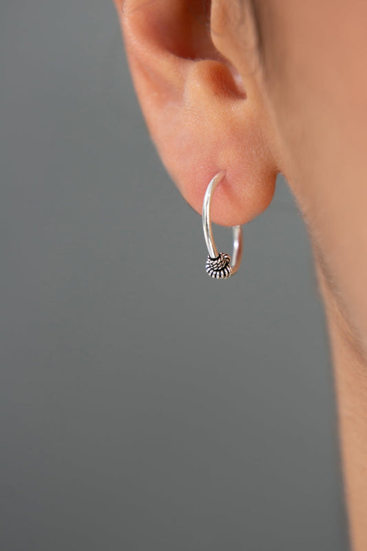 Wholesale Women's 925 Sterling Silver Hoop Earrings