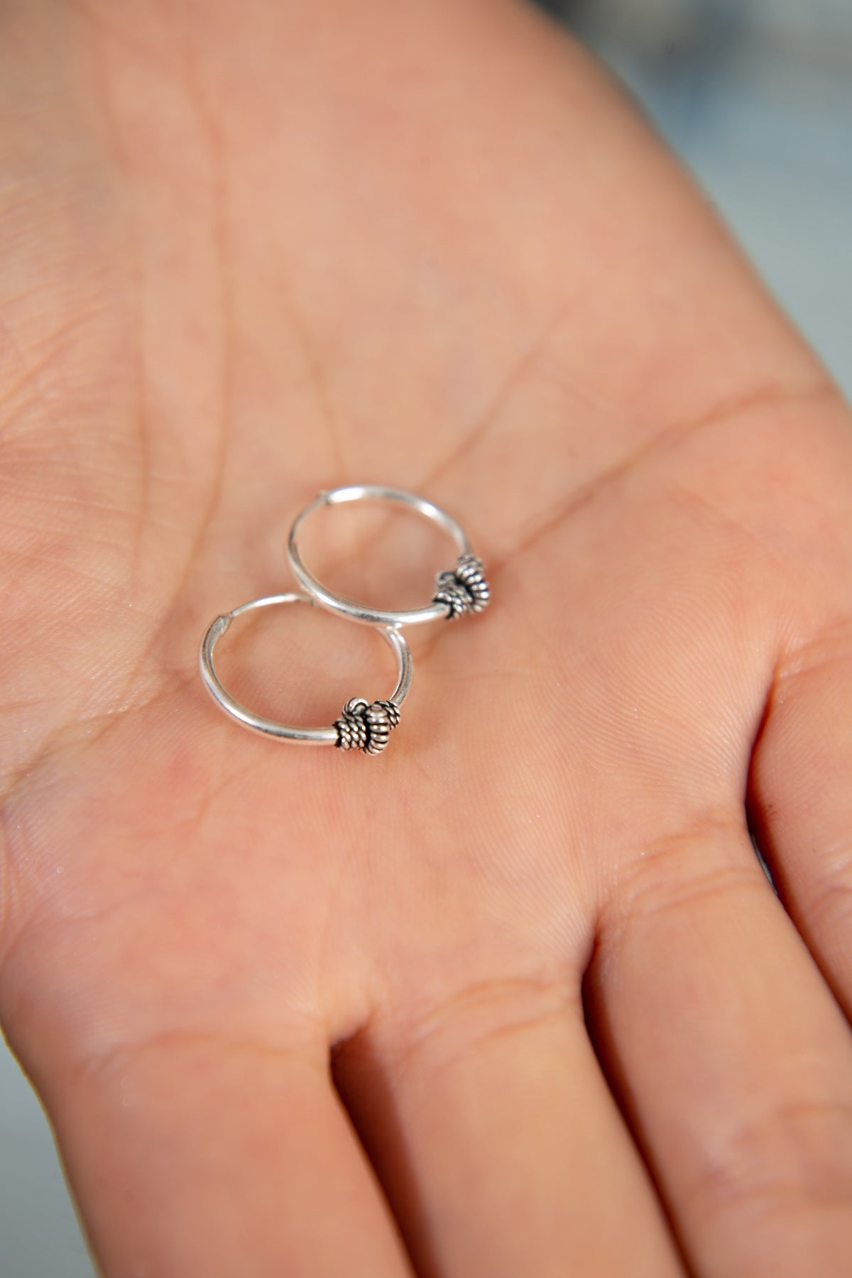 Wholesale Women's 925 Sterling Silver Hoop Earrings