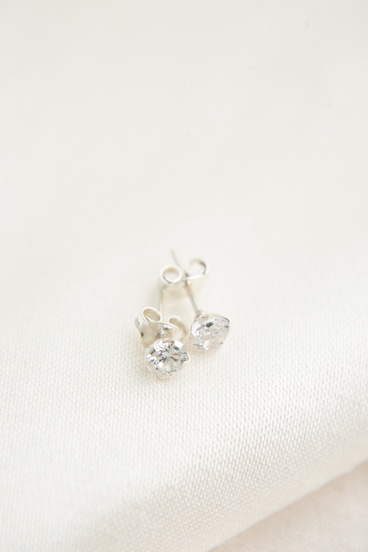 wholesale 925 Sterling Silver Single Stone Women's Earring