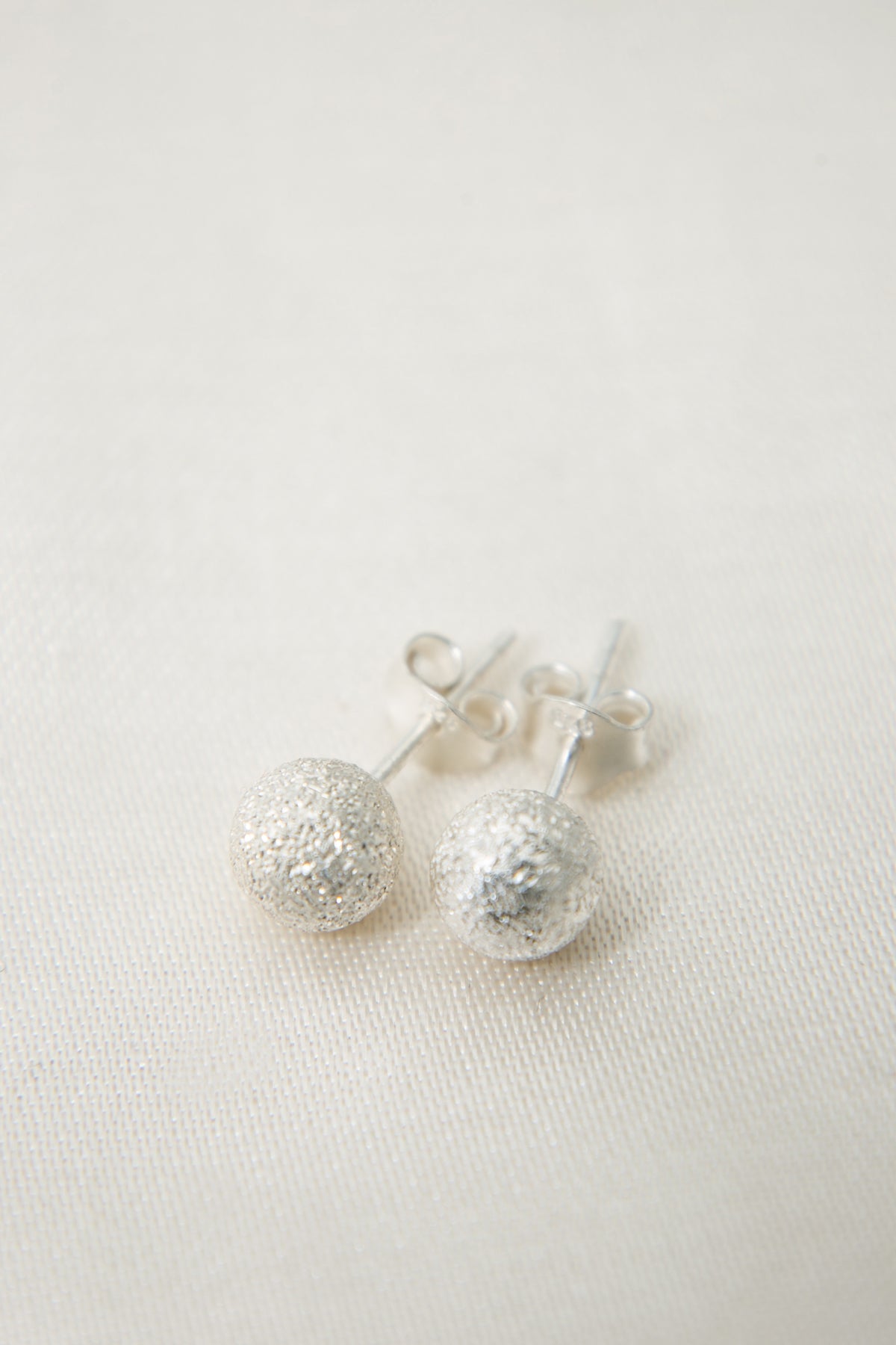 Wholesale Women's 925 Sterling Silver Ball Earrings with Zirconia