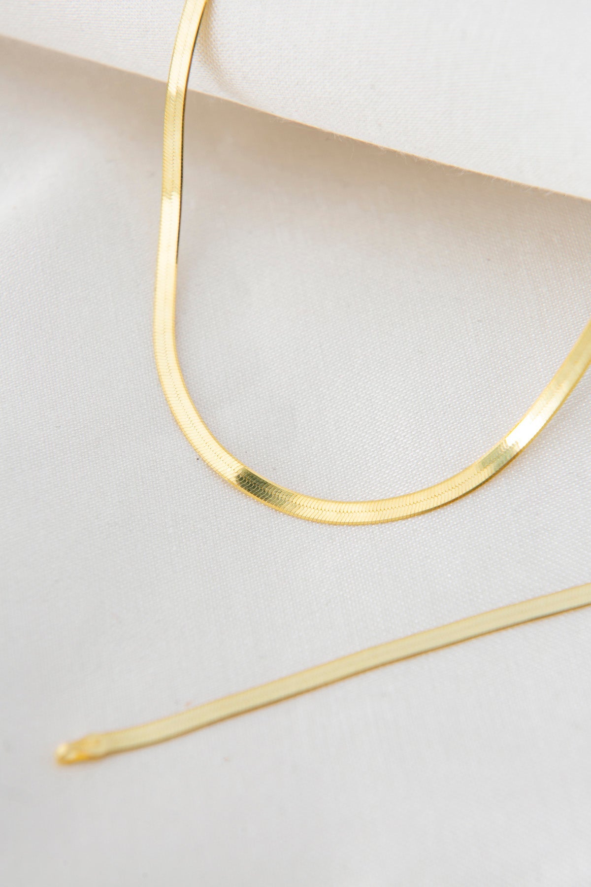 Wholesale Women's 925 Sterling Silver Italian Flat Chain Necklace and Bracelet Set