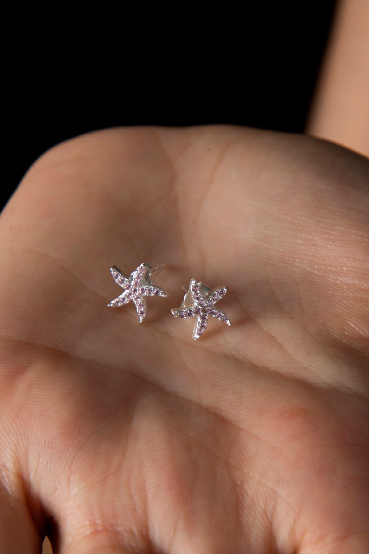 Wholesale Women's 925 Sterling Silver Star Earrings