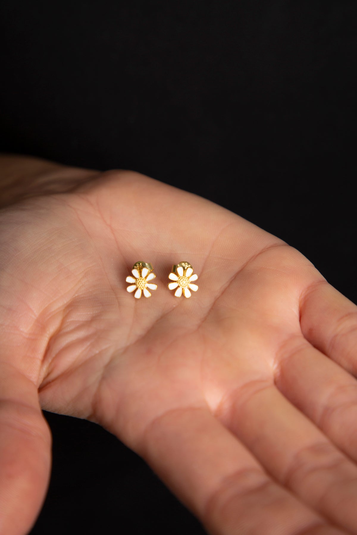 Wholesale Women's 925 Sterling Silver Daisy Earrings