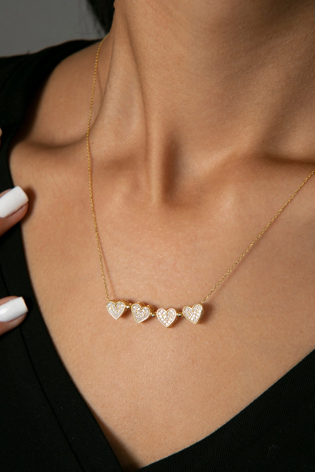 Wholesale Women's Opening Heart Clover Model 925 Sterling Silver Necklace