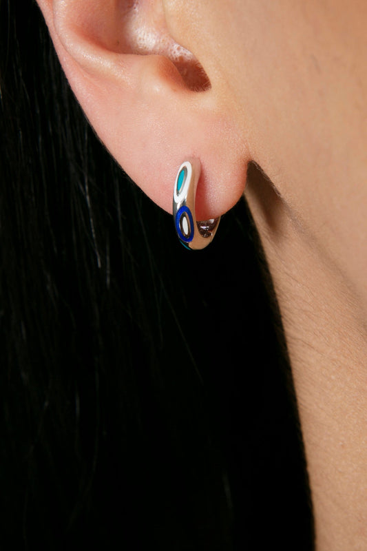 Wholesale Women's 925 Sterling Silver Hoop Earrings