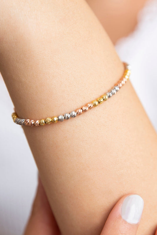 Wholesale Women's 3-Color Dorica 925 Sterling Silver Bracelet