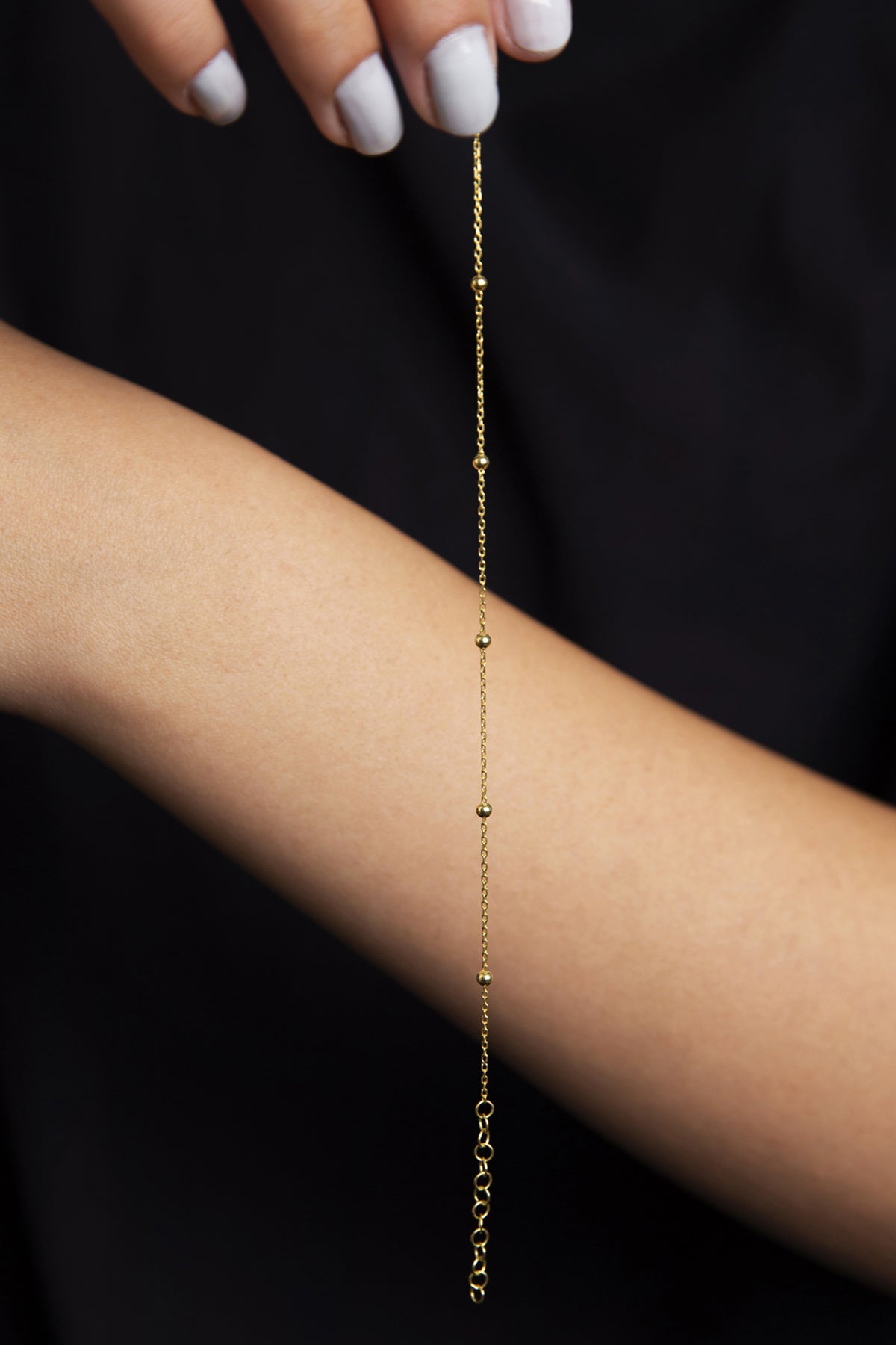 Wholesale Gold-Plated Ball Chain Bracelet