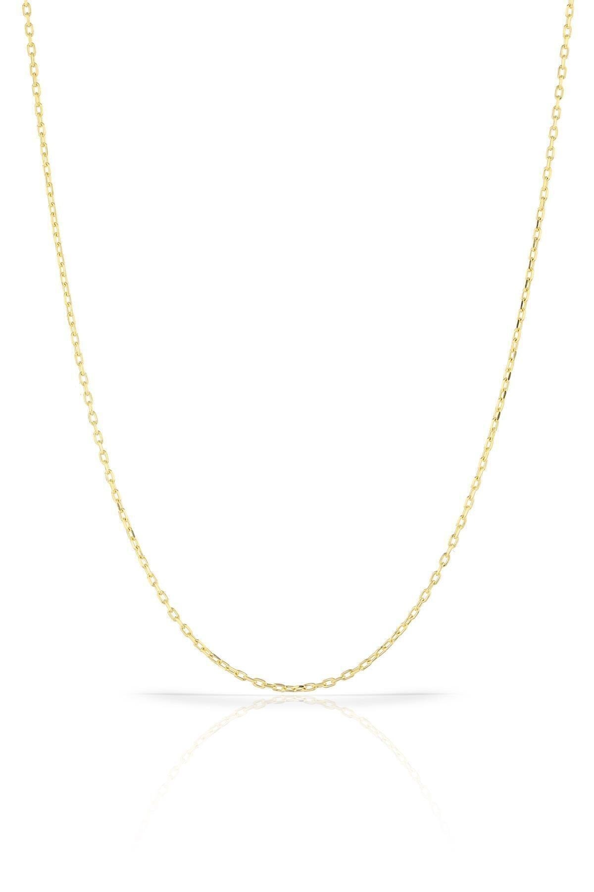 Wholesale Women's Gold Plated Forse Chain 925 Sterling Silver Necklace