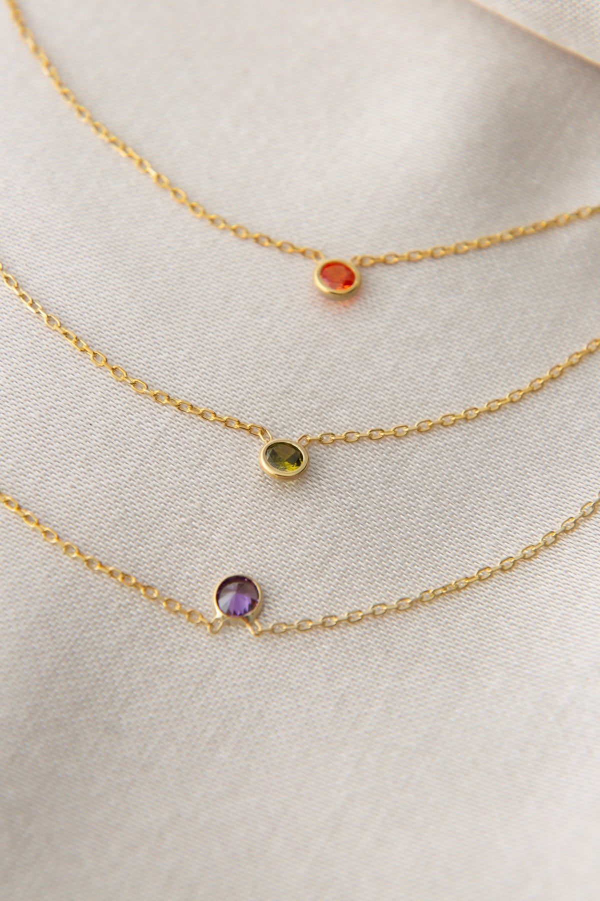 Wholesale Women's Colorful Stone Trend Model 925 Sterling Silver Necklace