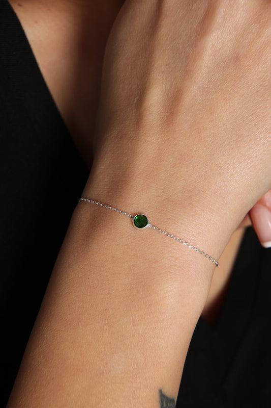 Wholesale Women's 925 Sterling Silver Solitaire Bracelet