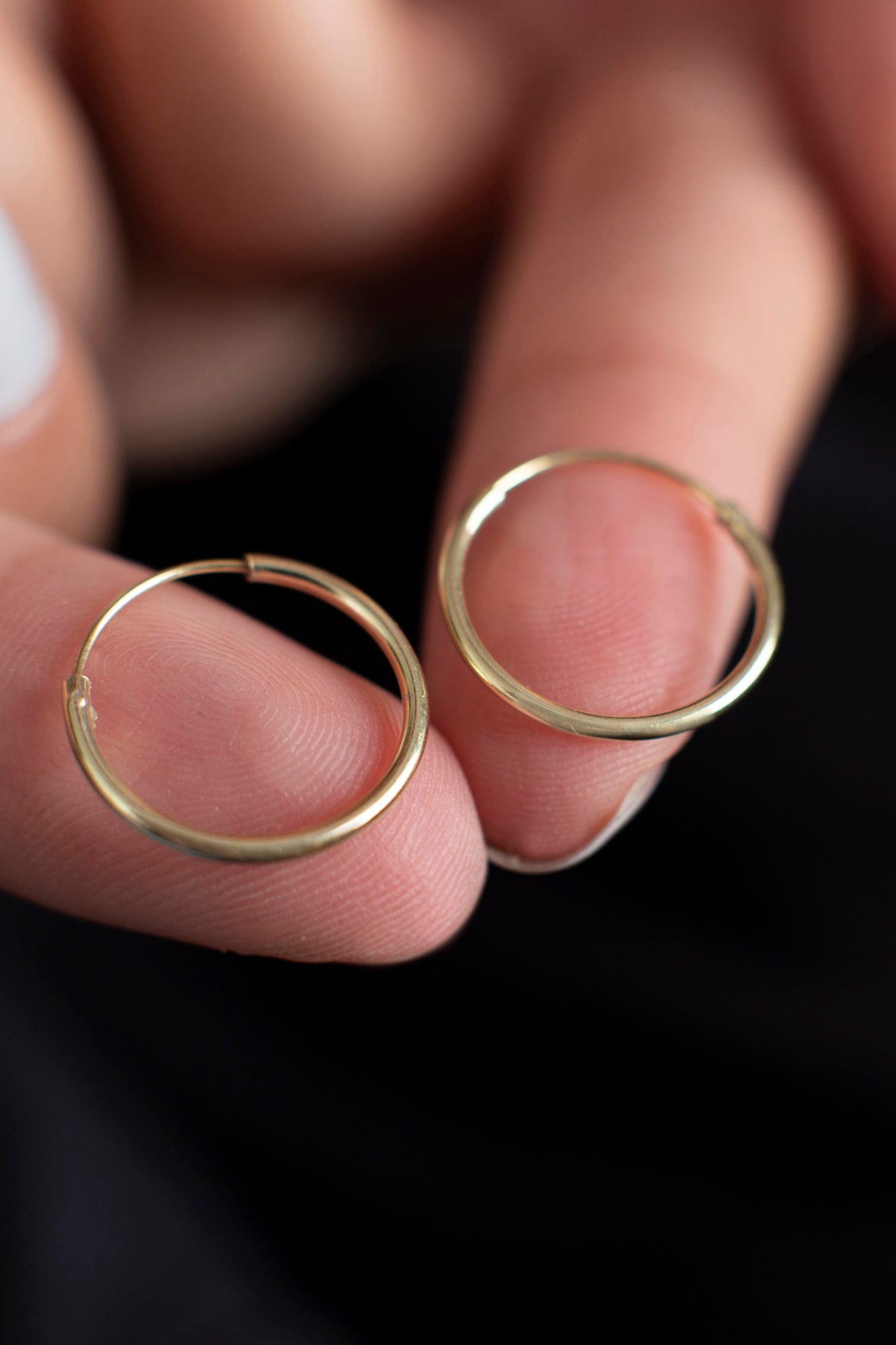 Wholesale Women's Gold-Plated Hoop 925 Sterling Silver Earrings